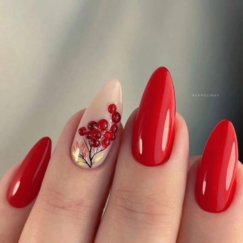 50+ Best Autumn Nail Ideas That'Ll Bring The Cozy Vibes images 17