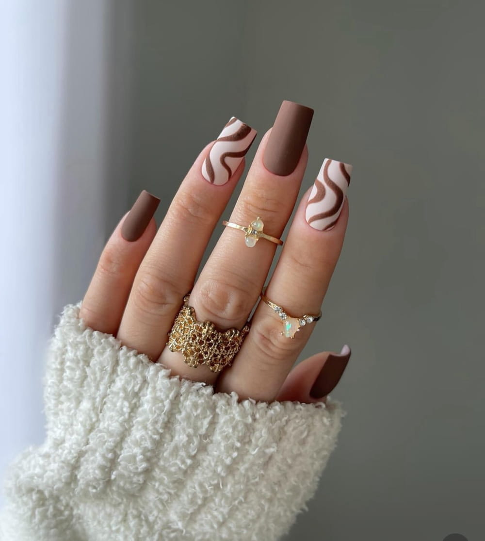 50+ Best Autumn Nail Ideas That'Ll Bring The Cozy Vibes images 40