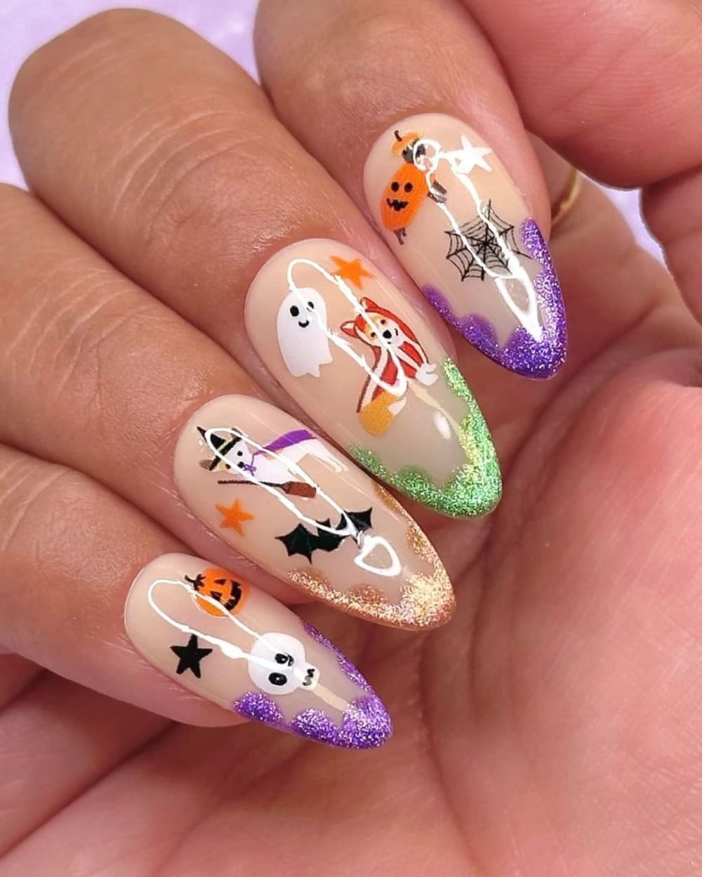 Trendy Halloween Nail Designs For 2024 images 7