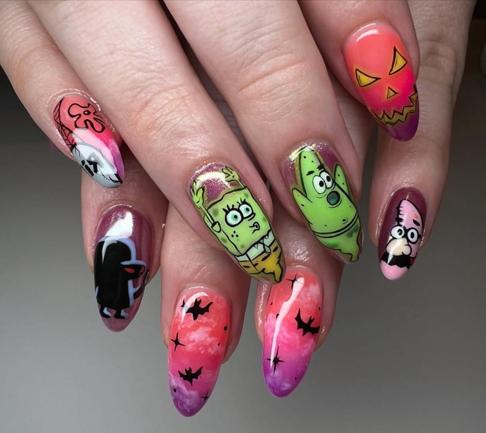 Trendy Halloween Nail Designs For 2024 images 1