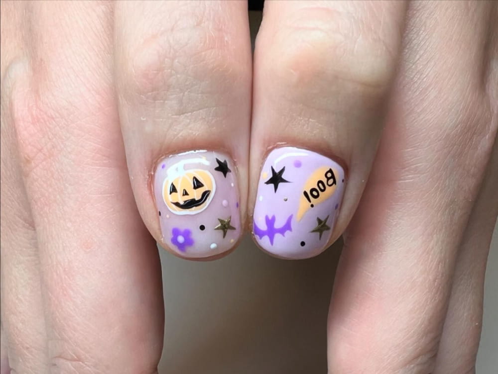 Trendy Halloween Nail Designs For 2024 images 23