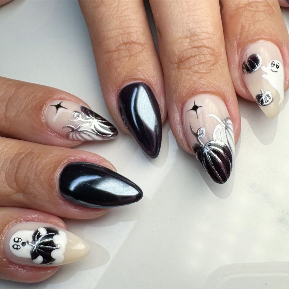 Trendy Halloween Nail Designs For 2024 images 33