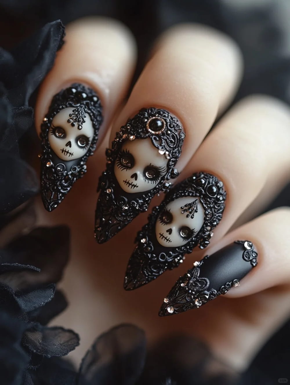 Fun And Frightening Halloween Nail Art Design images 7