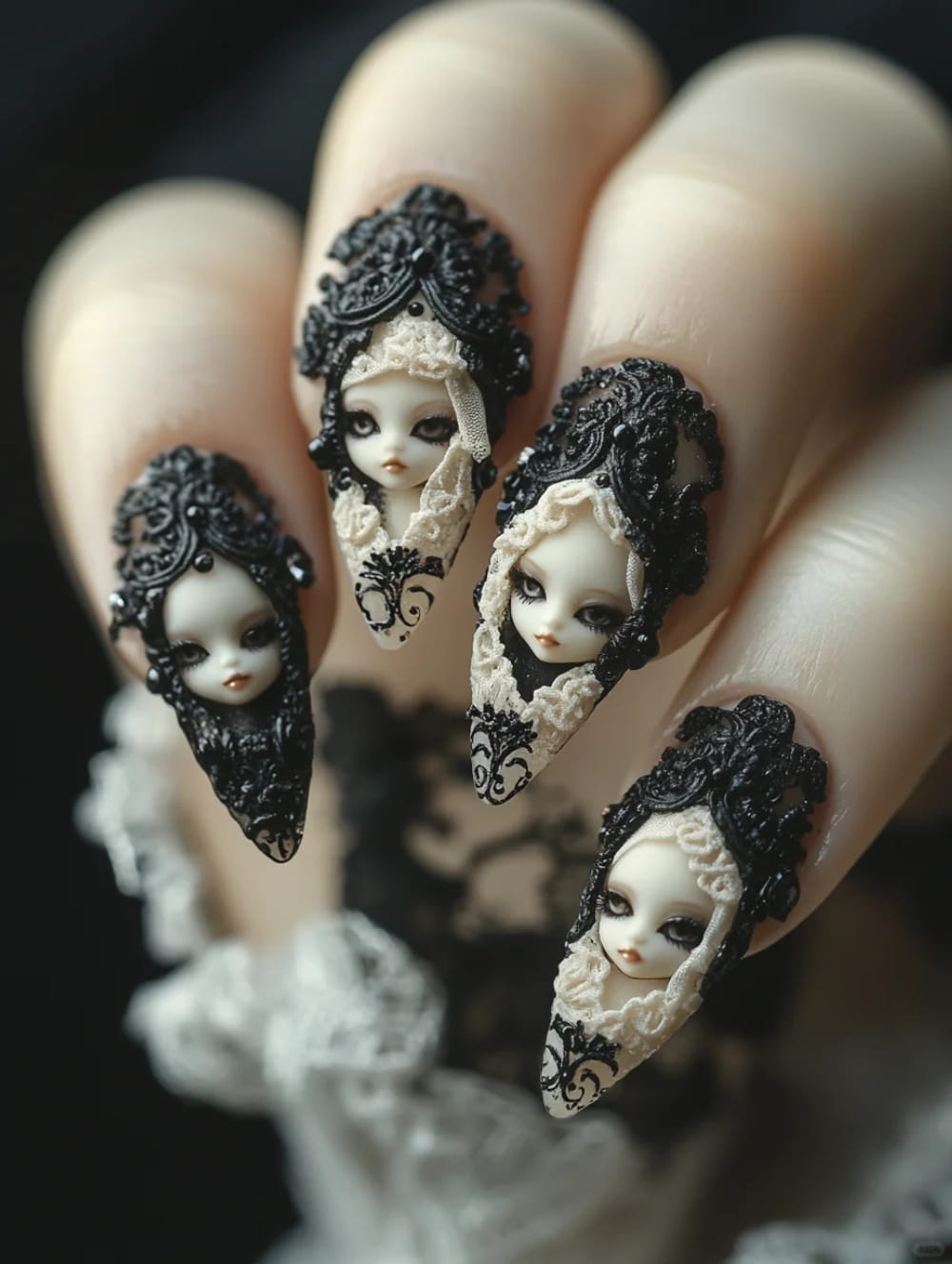 Fun And Frightening Halloween Nail Art Design images 9