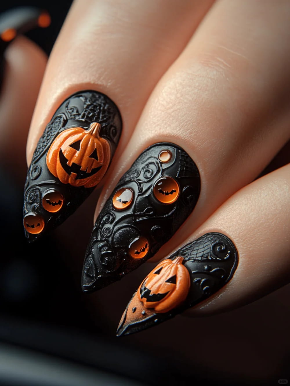 Fun And Frightening Halloween Nail Art Design images 17