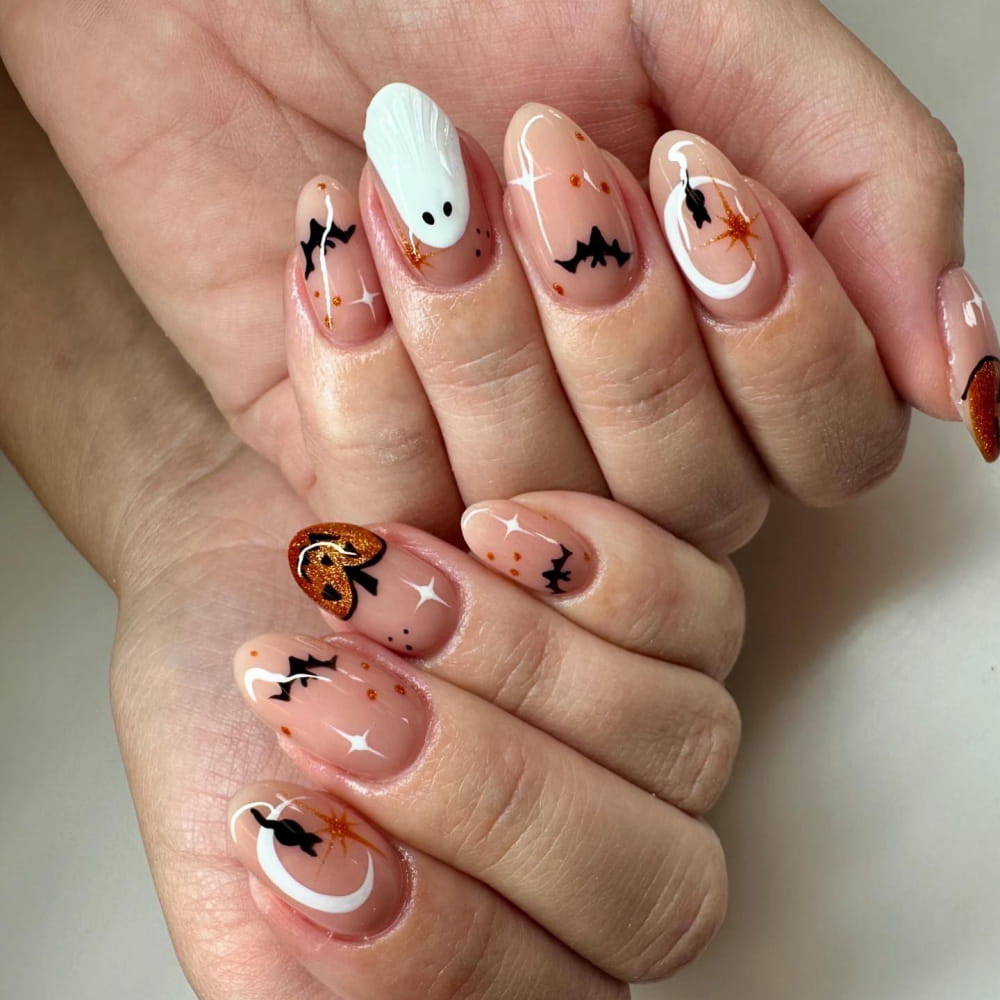 Fun And Frightening Halloween Nail Art Design images 24