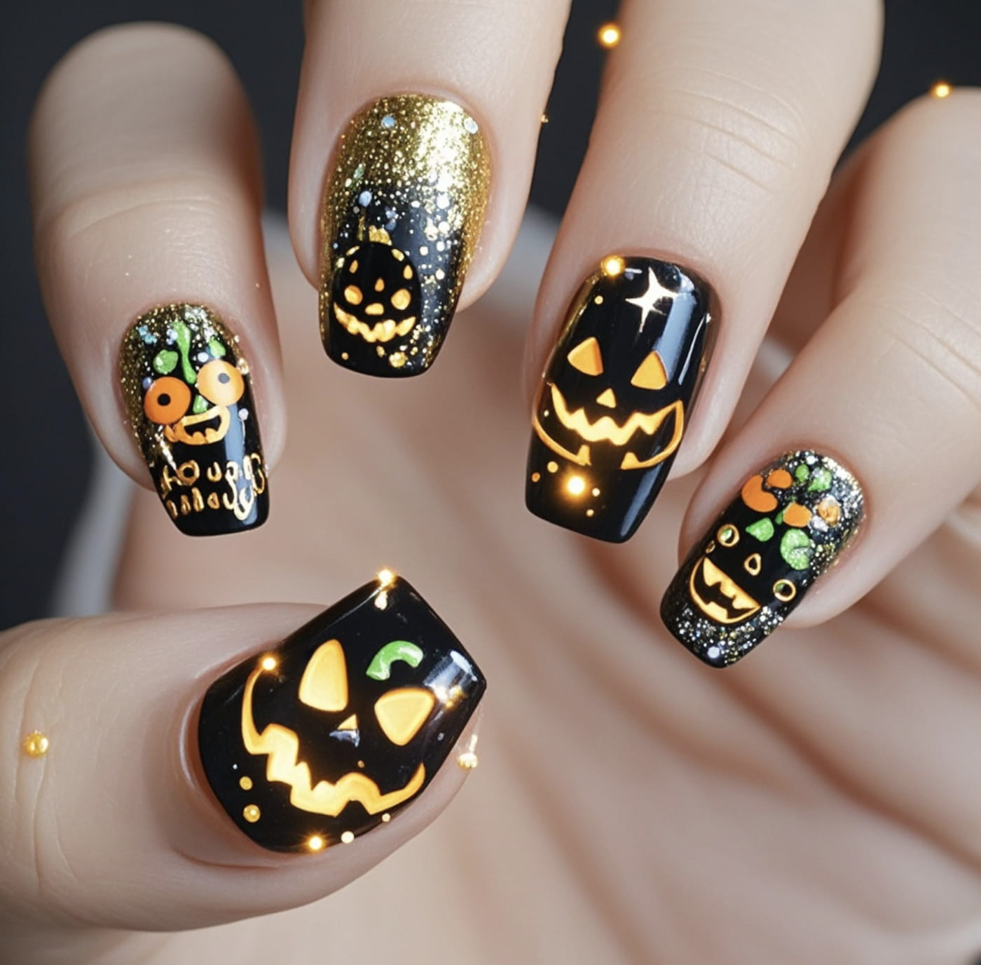 30+ Next Level Halloween Nails Inspo 2024 images 2