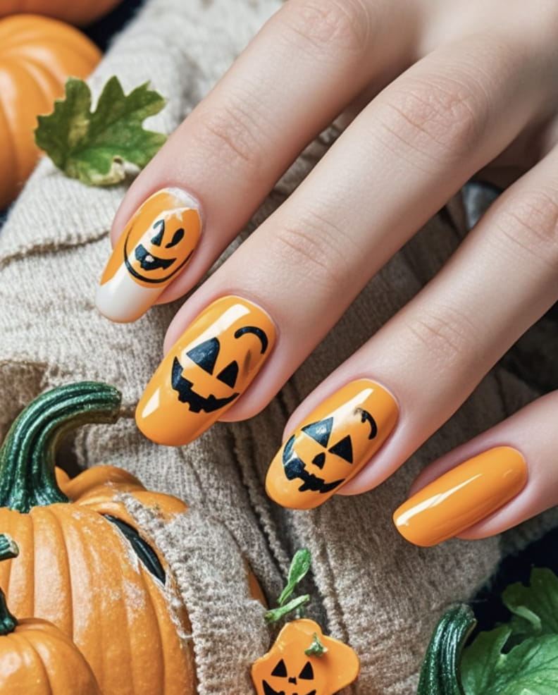 30+ Next Level Halloween Nails Inspo 2024 images 4