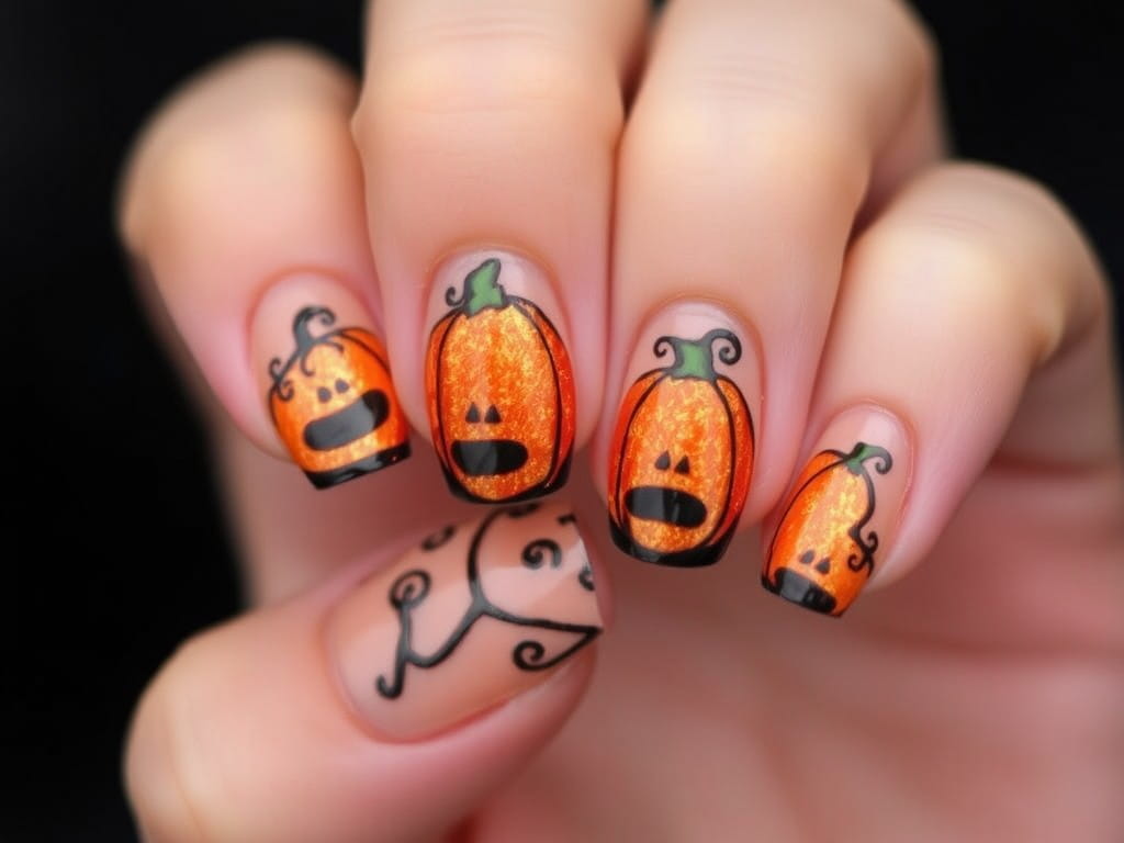 30+ Next Level Halloween Nails Inspo 2024 images 10