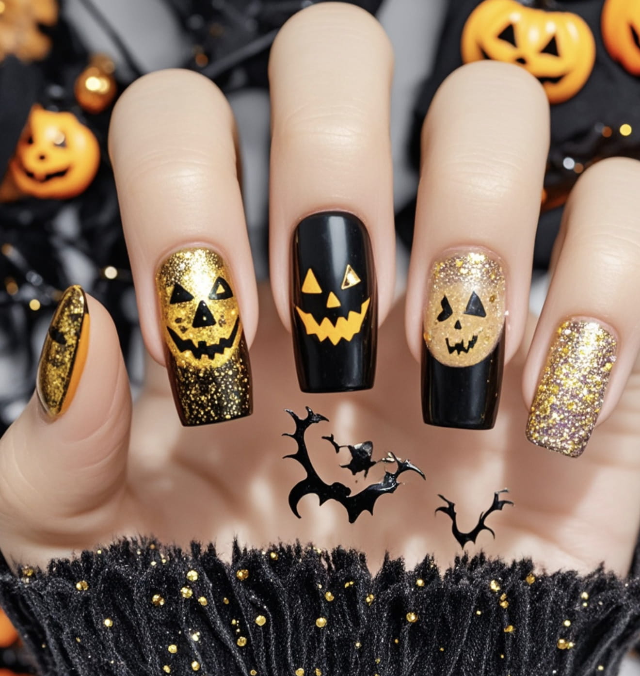 30+ Next Level Halloween Nails Inspo 2024 images 19