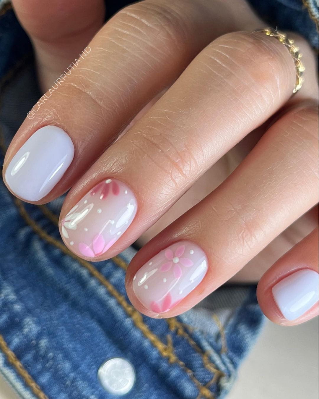100 Pretty Spring Nail Designs To Try This Year images 12