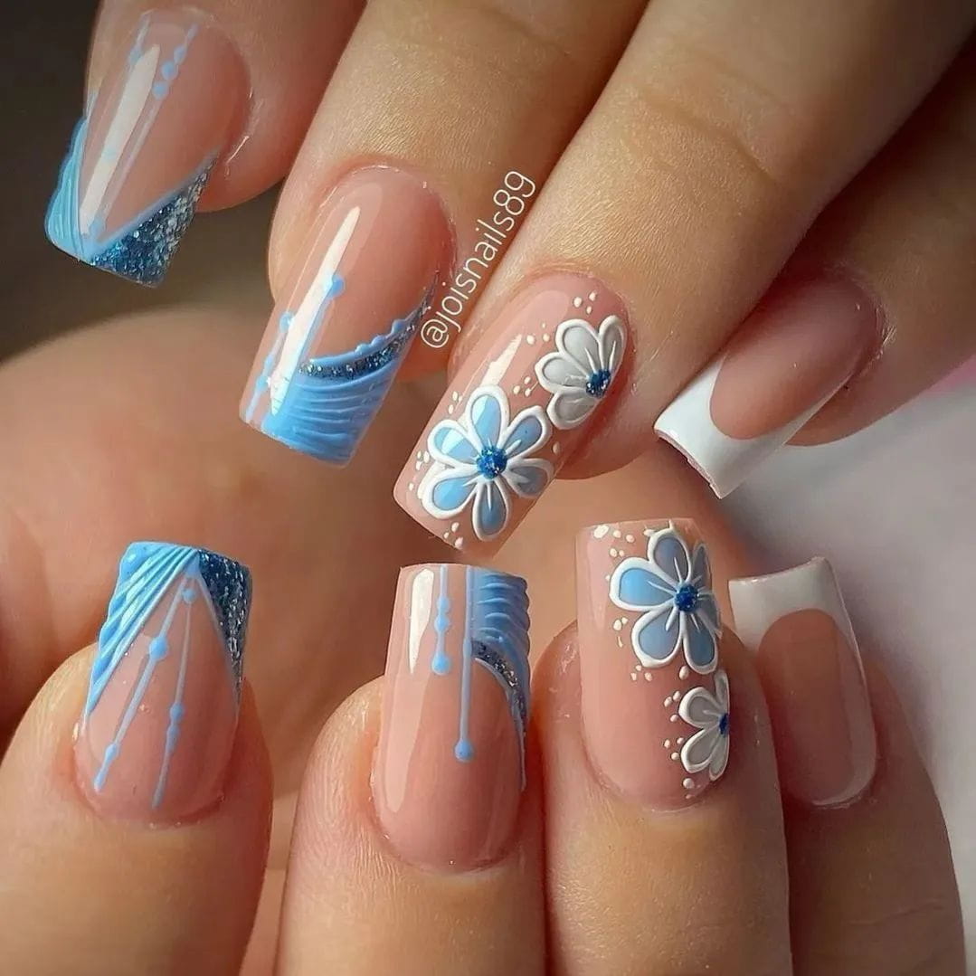 100 Pretty Spring Nail Designs To Try This Year images 80