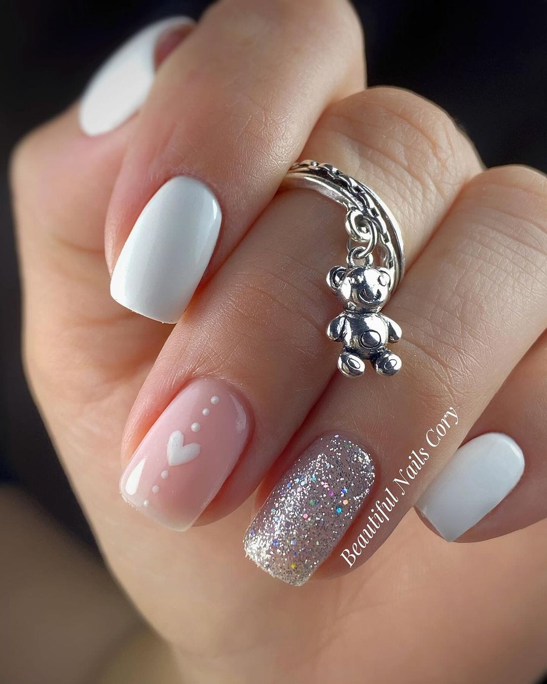 100 Pretty Spring Nail Designs To Try This Year images 84