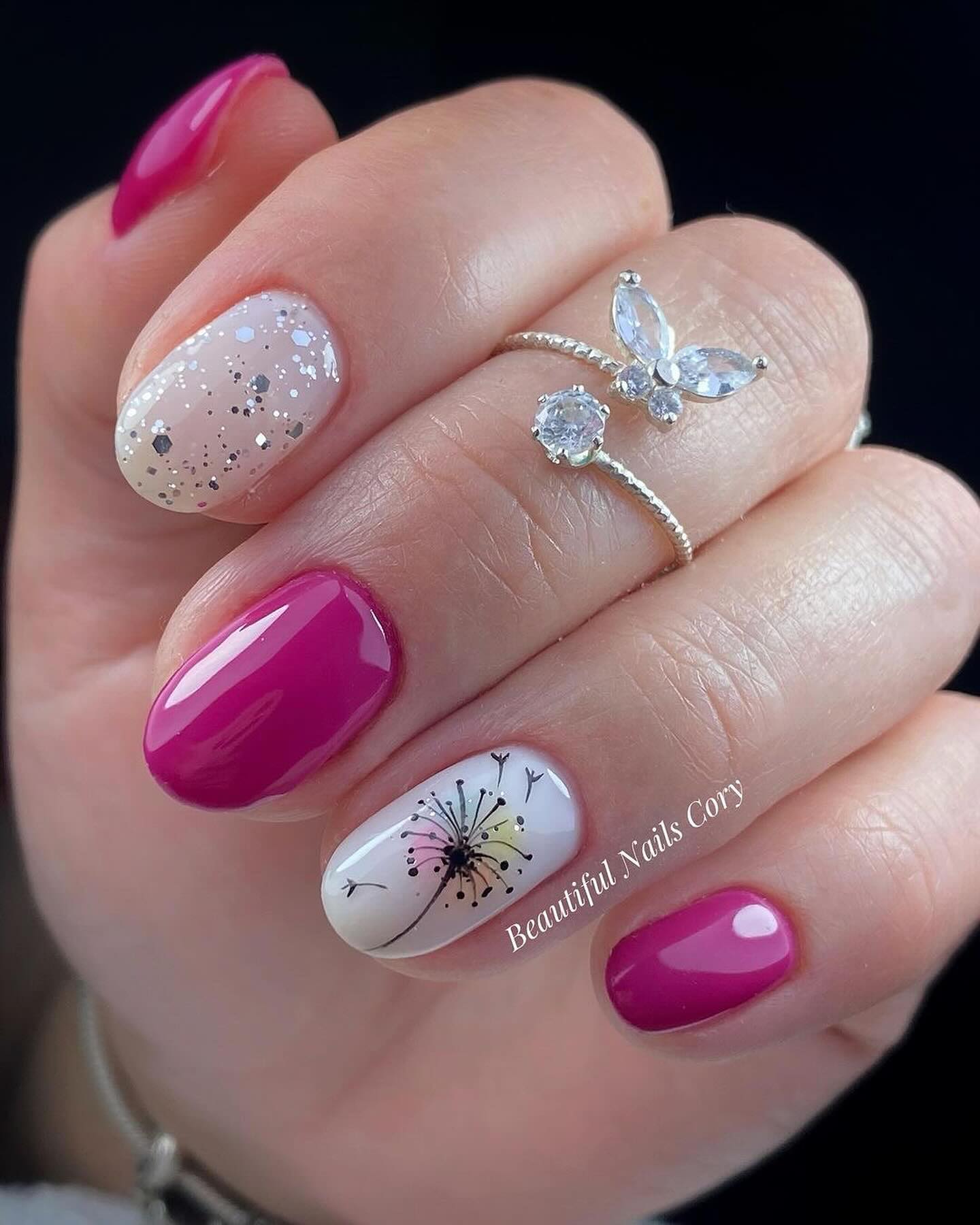 100 Pretty Spring Nail Designs To Try This Year images 97