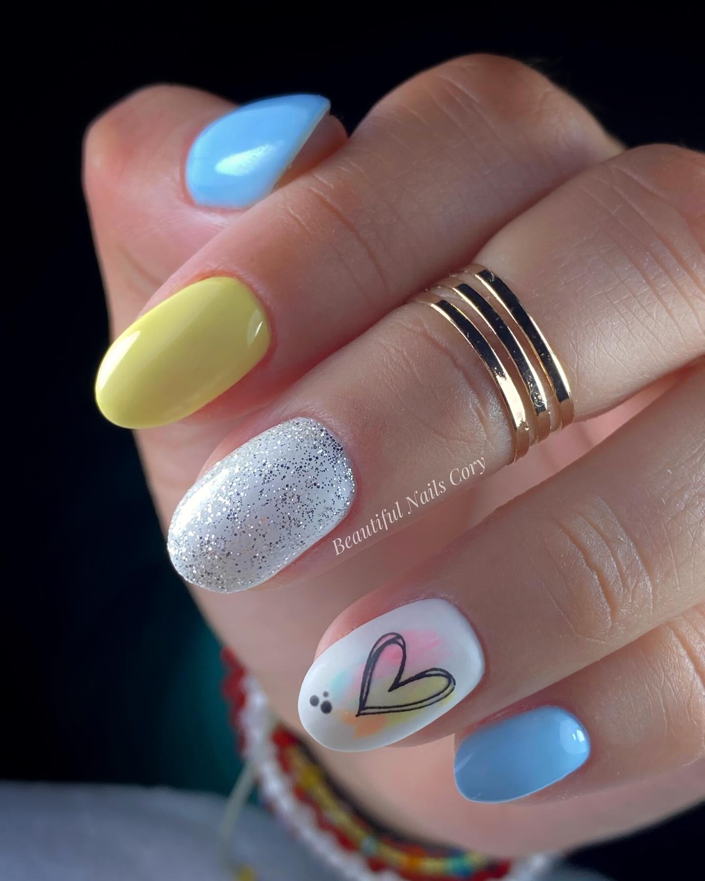 100+ Bright Summer Nail Designs To Try In 2024 images 81