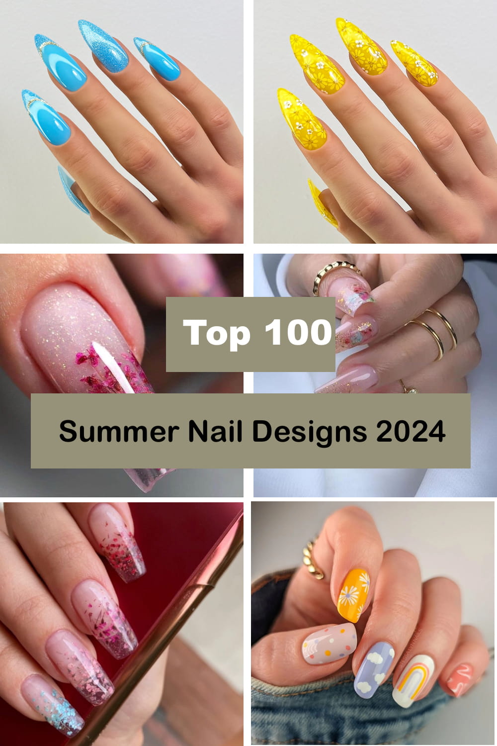 Top 100 Summer Nail Designs 2024 images