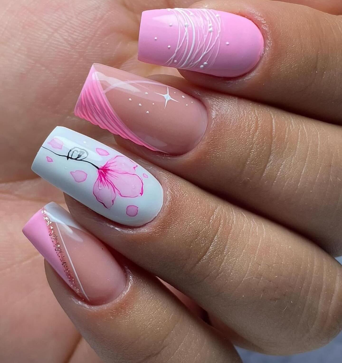 Top 100 Summer Nail Designs 2024 images 19