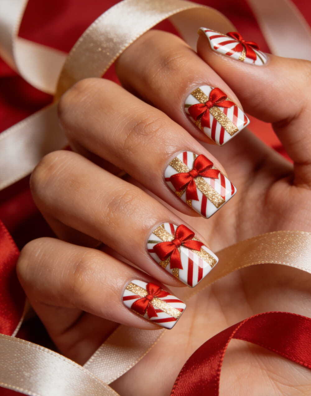 40+ Breathtaking Christmas Nails 2025: Festive Manicure Ideas That Look Expensive images 22