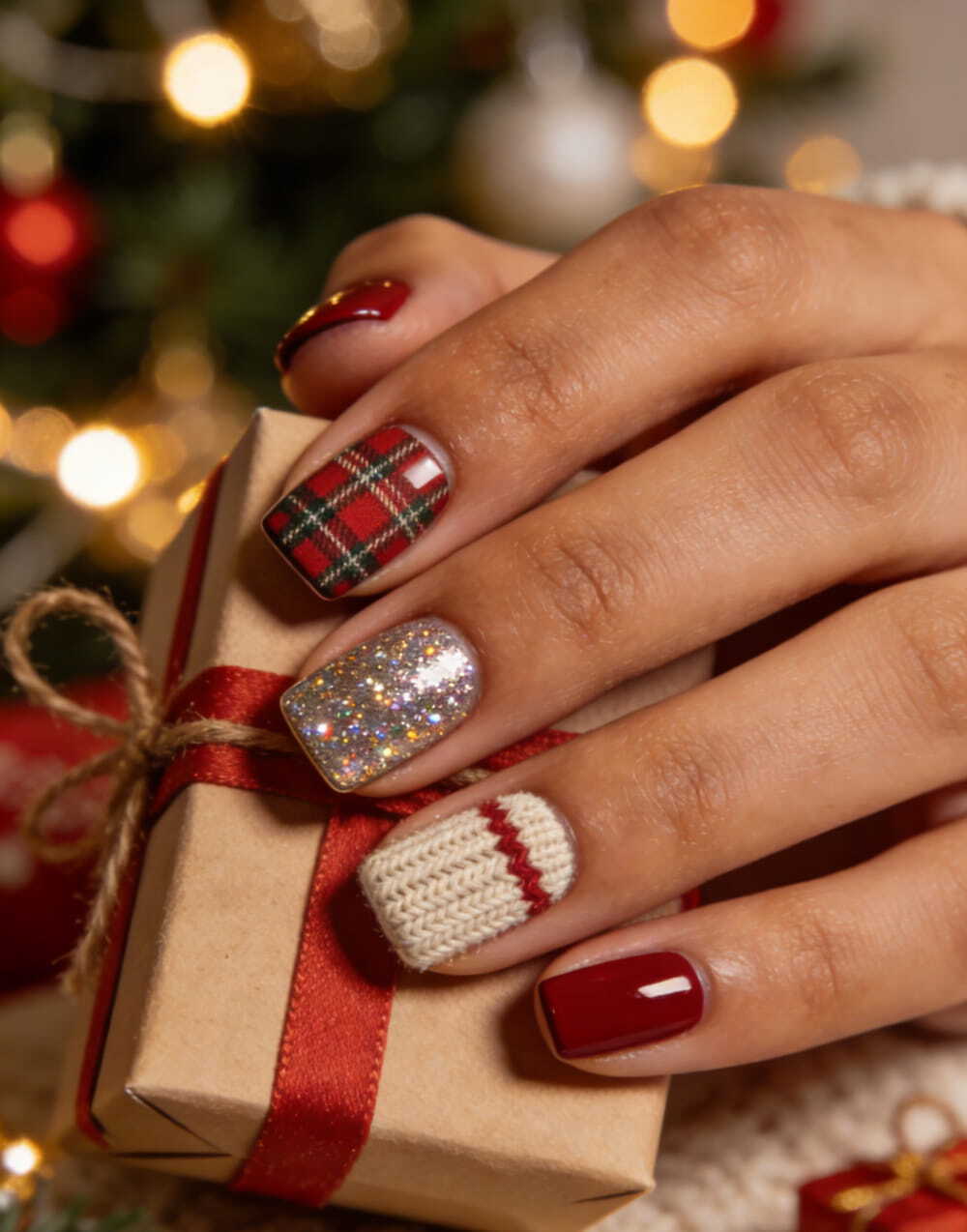 40+ Breathtaking Christmas Nails 2025: Festive Manicure Ideas That Look Expensive images 28