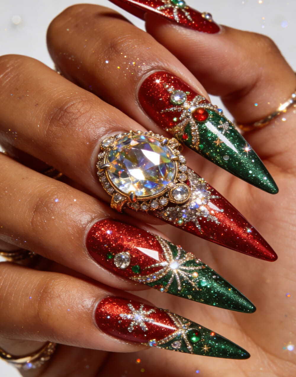 40+ Breathtaking Christmas Nails 2025: Festive Manicure Ideas That Look Expensive images 31