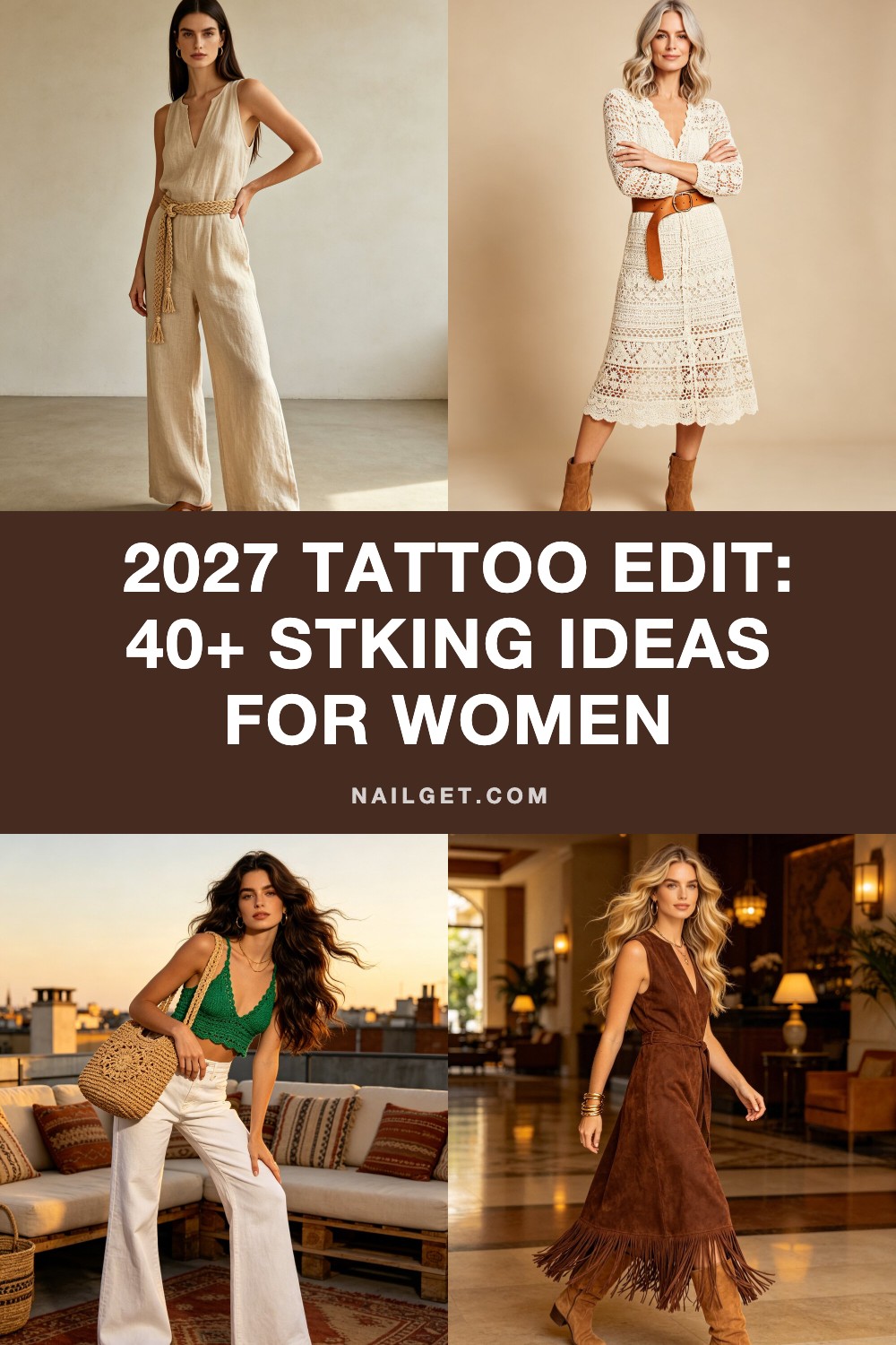 2027 Tattoo Edit: 40+ Stking Ideas for Women – Page 5 Pinterest cover image