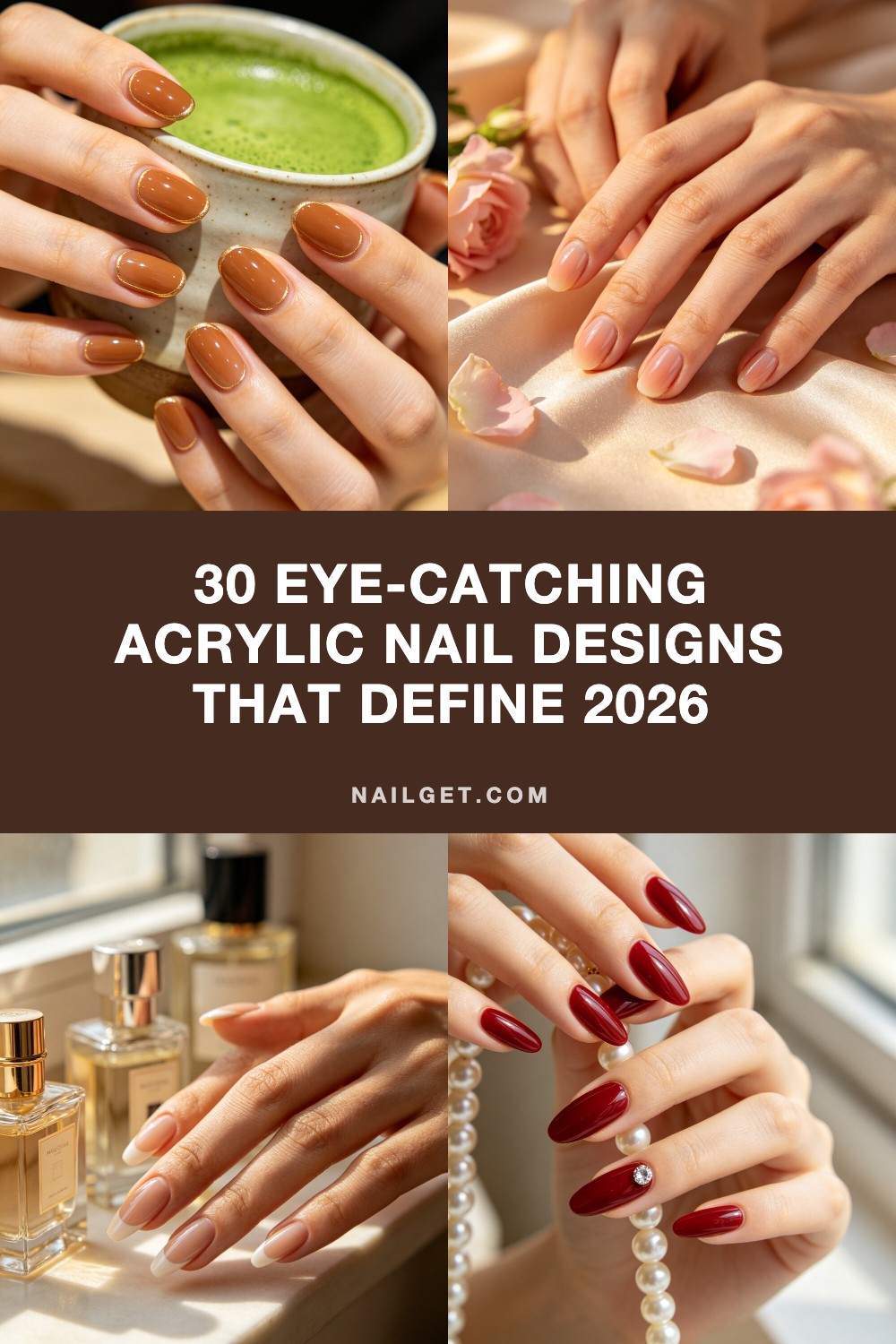 30 Eye-Catching Acrylic Nail Designs That Define 2026 Pinterest cover image