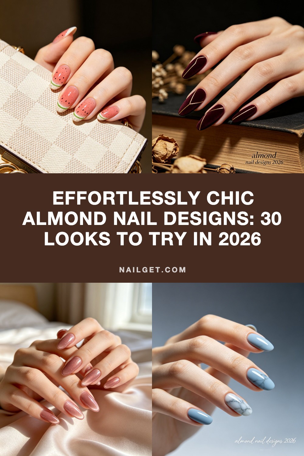 Effortlessly Chic Almond Nail Designs: 30 Looks to Try in 2026