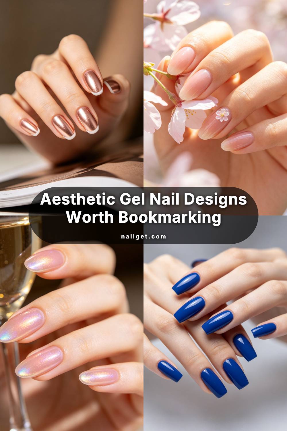 Aesthetic Gel Nail Designs Worth Bookmarking Pinterest cover image
