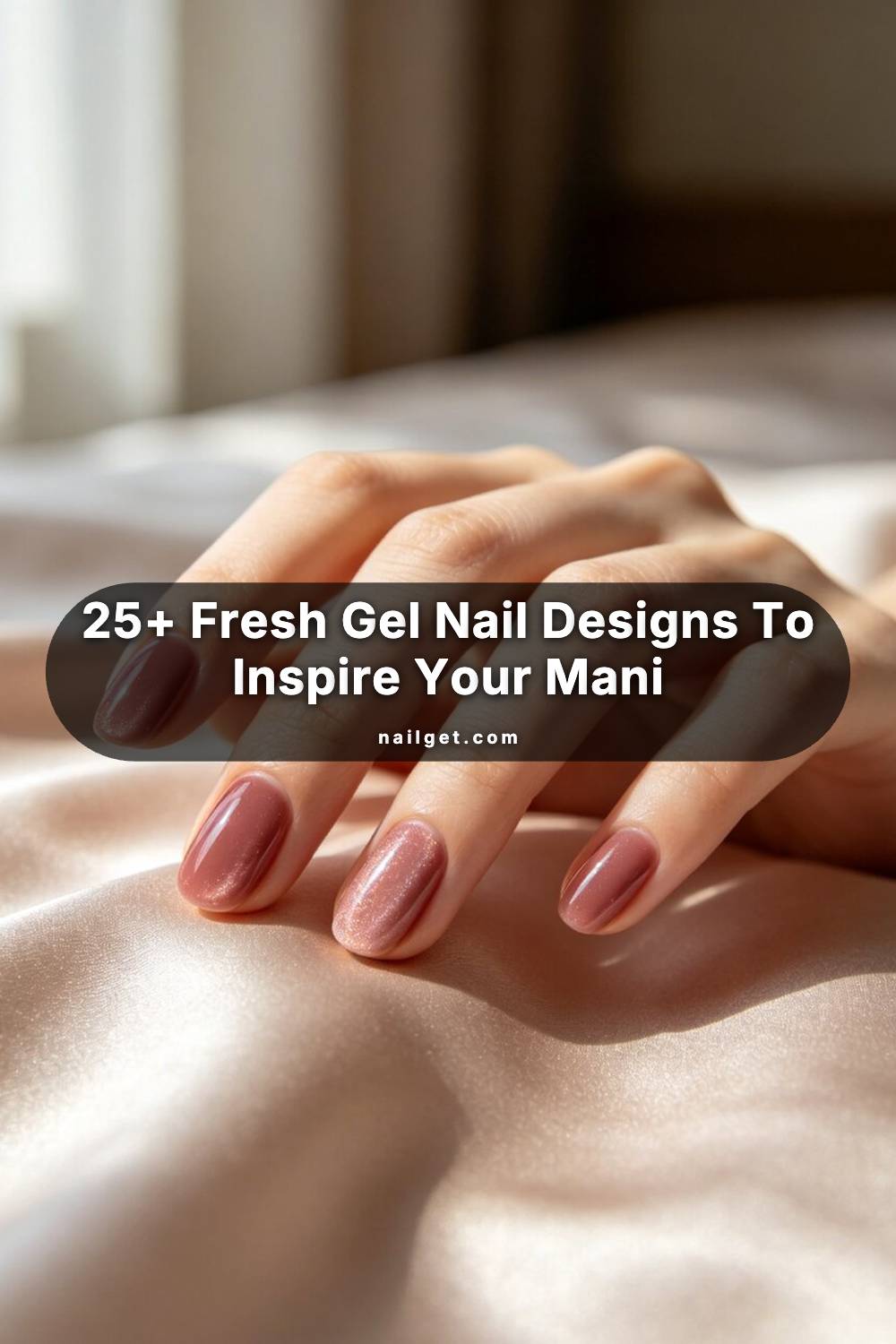 25+ Fresh Gel Nail Designs to Inspire Your Mani Pinterest cover image