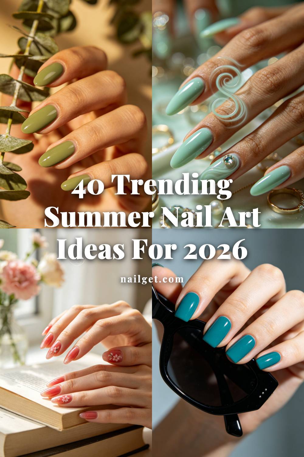 40 Trending Summer Nail Art Ideas for 2026 Pinterest cover image