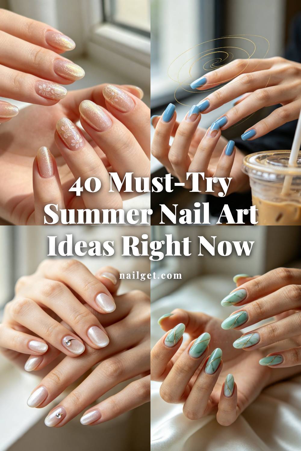 40 Must-Try Summer Nail Art Ideas Right Now Pinterest cover image