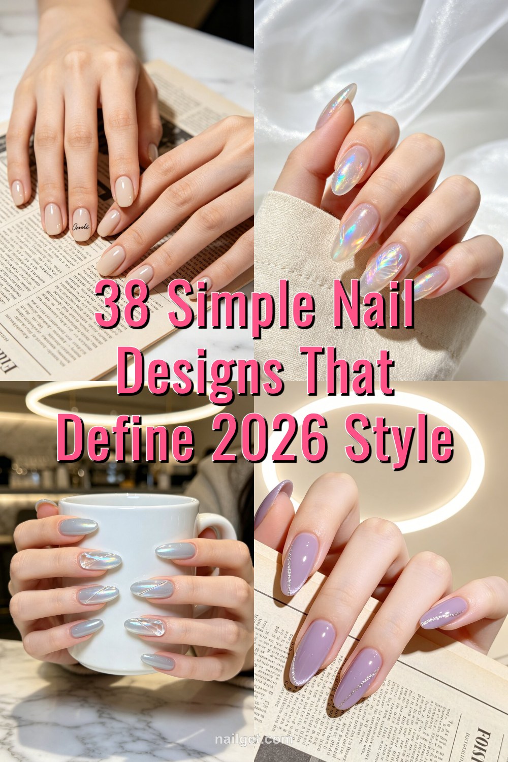 38 Simple Nail Designs That Define 2026 Style Pinterest cover image