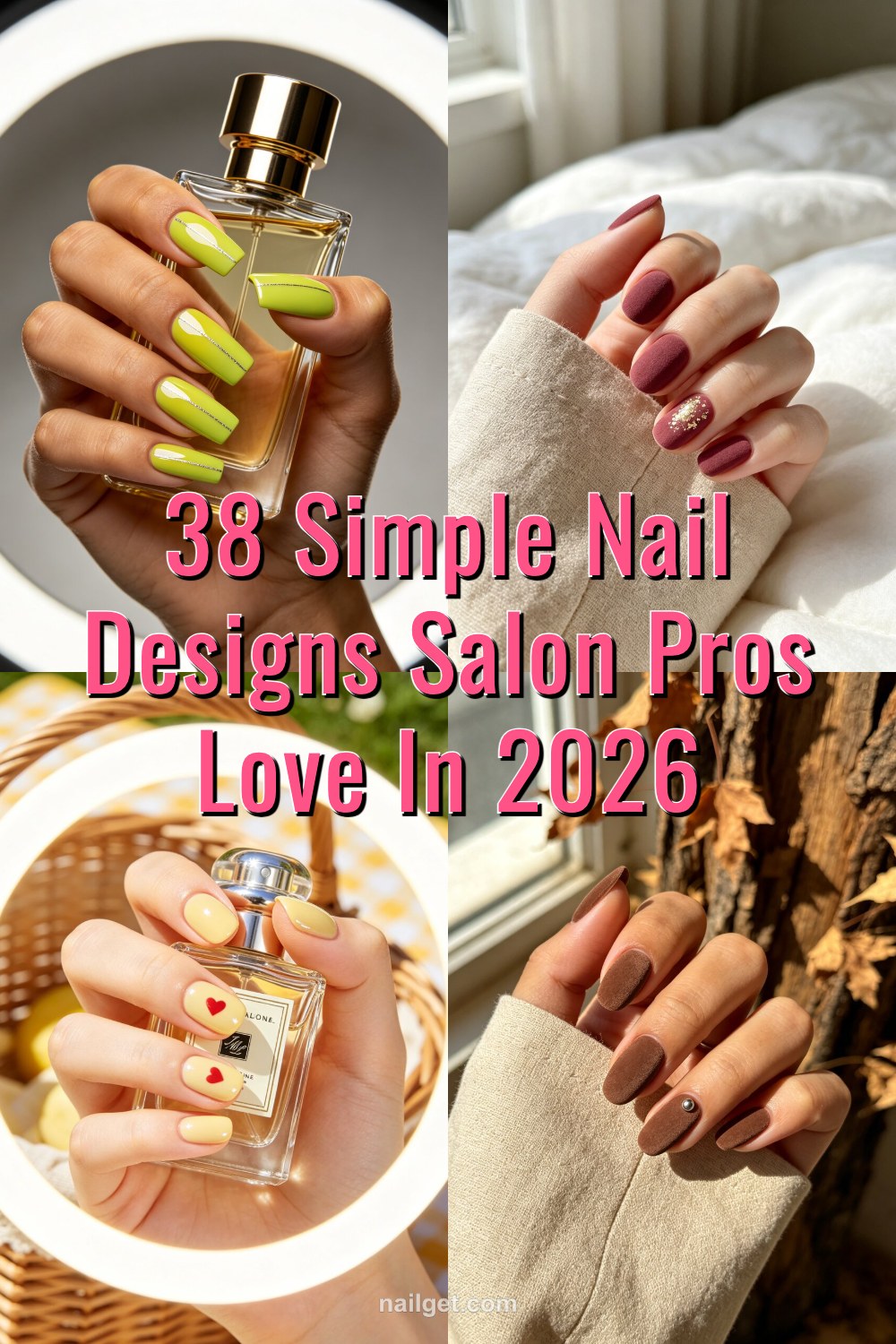 38 Simple Nail Designs Salon Pros Love in 2026 Pinterest cover image