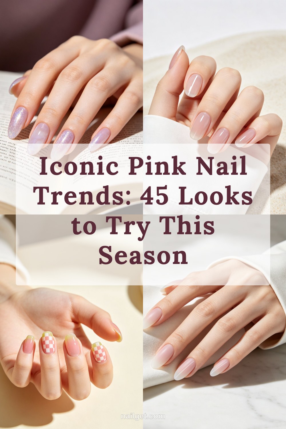 Iconic Pink Nail Trends: 45 Looks to Try This Season Pinterest cover image