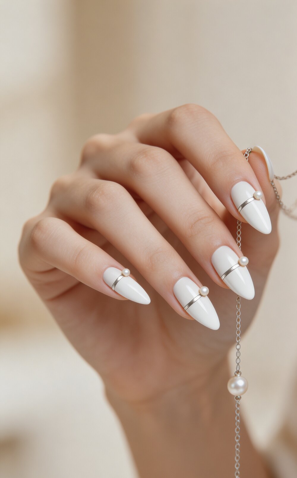 Pinterest Can't Stop: 36 White Nail Designs for 2026 – inspiration image 8