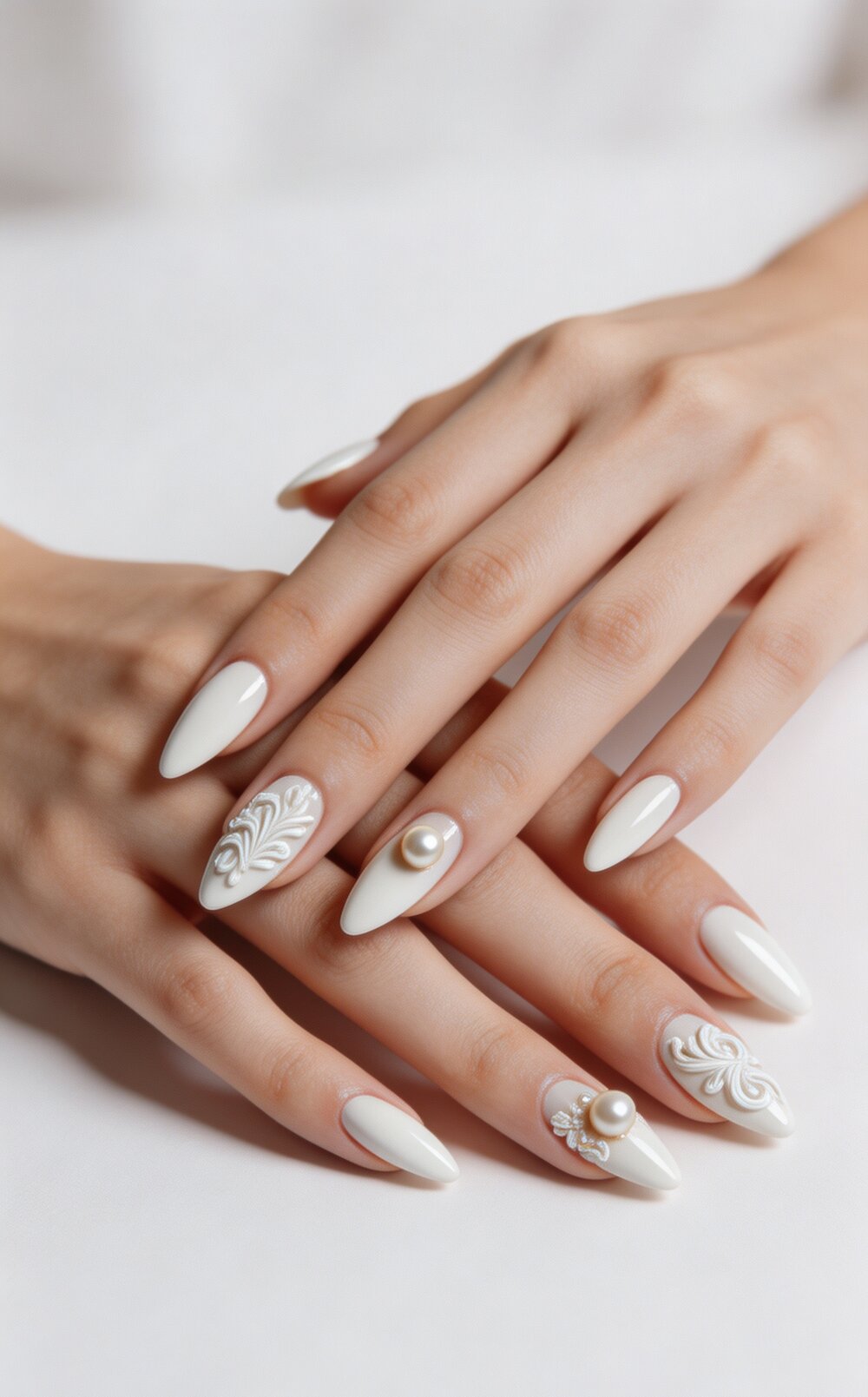 36 Stunning White Nail Designs to Try This Season – inspiration image 19