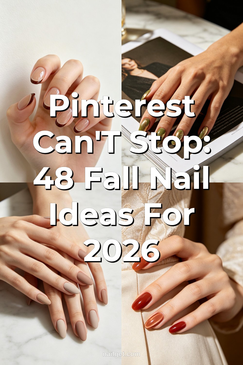 Pinterest Can't Stop: 48 Fall Nail Ideas for 2026 Pinterest cover image