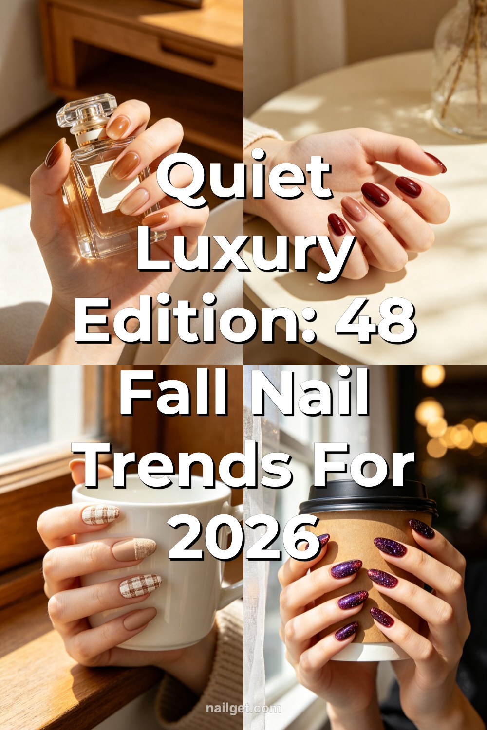 Quiet Luxury Edition: 48 Fall Nail Trends for 2026 Pinterest cover image