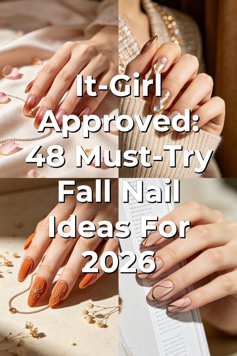 It-Girl Approved: 48 Must-Try Fall Nail Ideas for 2026 Pinterest cover image