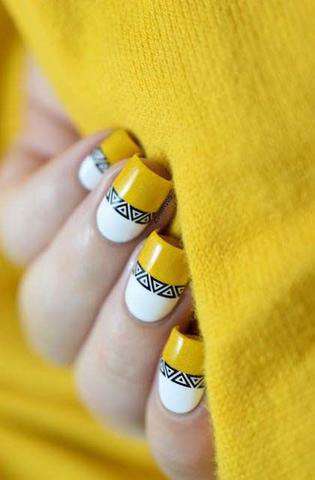 45 White Matte Nail Art Designs for 2018 img 32