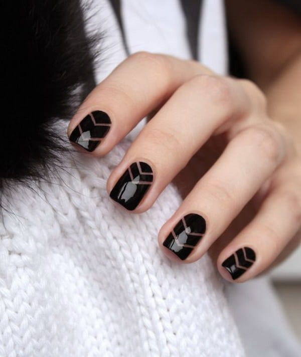 80 Incredible Black Nail Art Designs for Women and Girls img 22