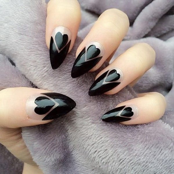 80 Incredible Black Nail Art Designs for Women and Girls img 25