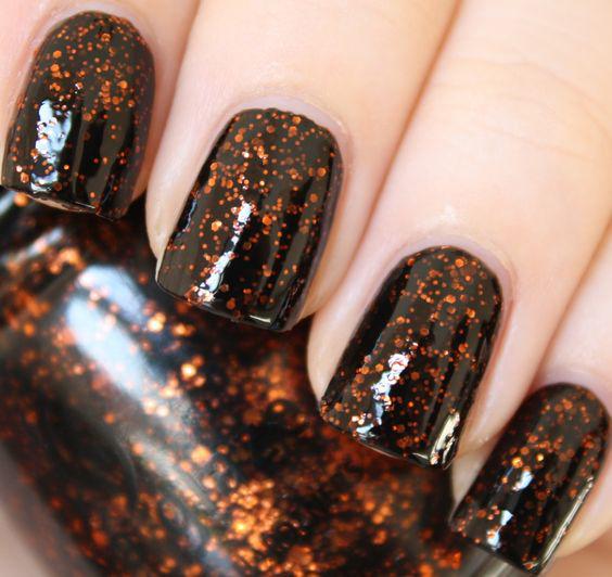 80 Incredible Black Nail Art Designs for Women and Girls img 63