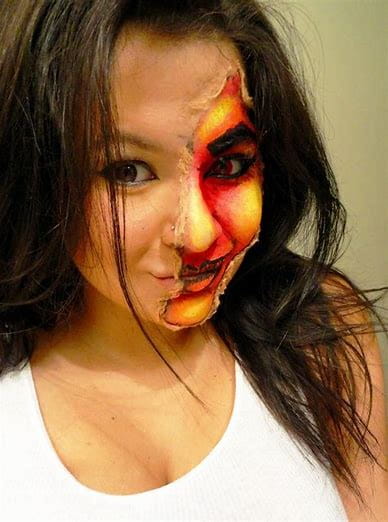 100+ Scary And Unique Halloween Makeup Ideas img 32