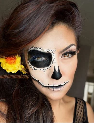 100+ Scary And Unique Halloween Makeup Ideas img 39