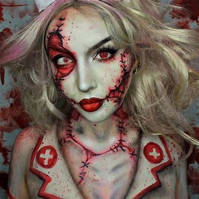 100+ Scary And Unique Halloween Makeup Ideas img 57