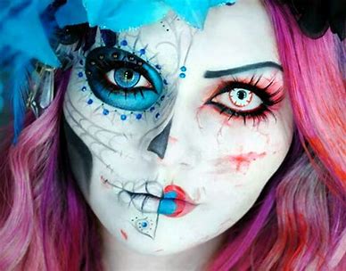 100+ Scary And Unique Halloween Makeup Ideas img 77