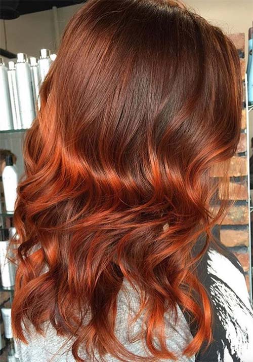 80+ Best Red Brown Hair Color Ideas of 2018 img 1