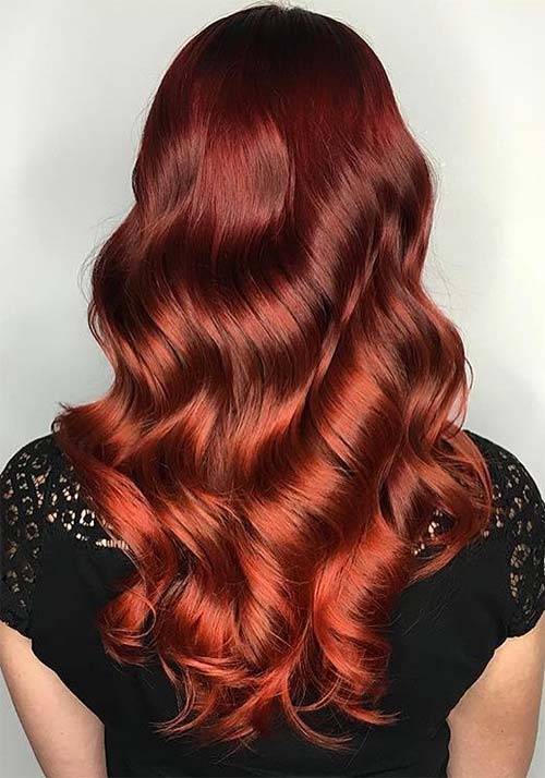 80+ Best Red Brown Hair Color Ideas of 2018 img 44