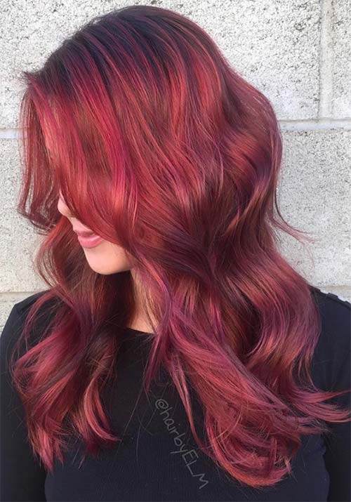 80+ Best Red Brown Hair Color Ideas of 2018 img 62